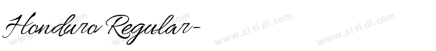 Honduro Regular字体转换 Honduro Regular字体转换